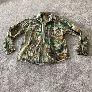 Walls Camouflage Button Down Hunting Top SIZE S